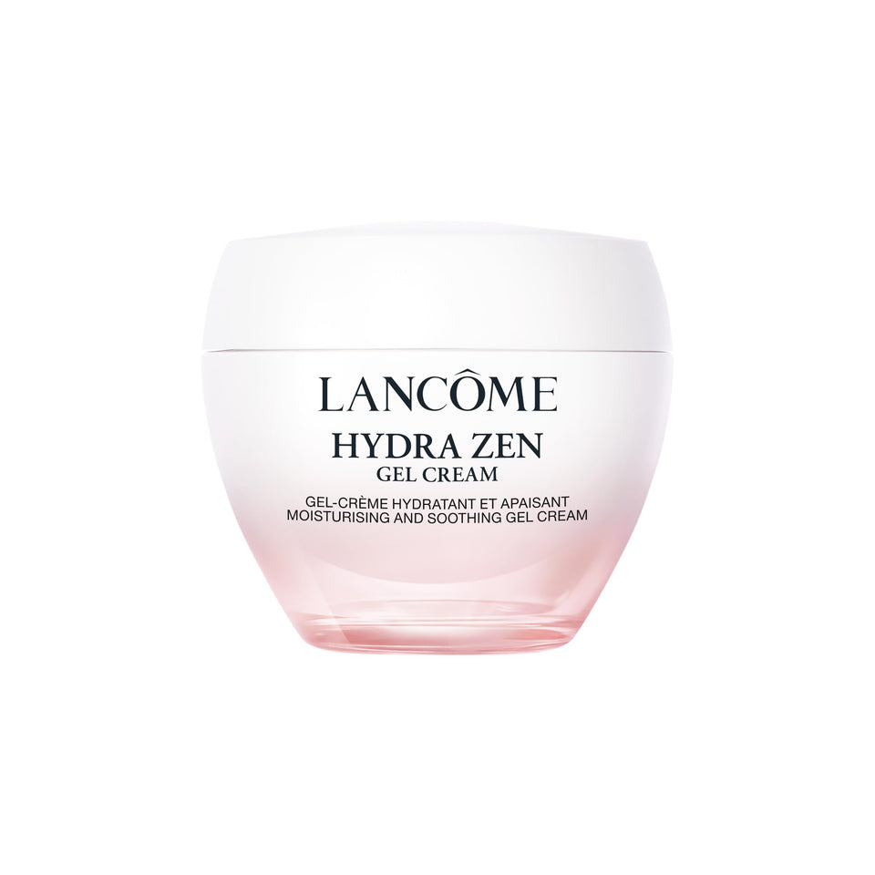 Lancôme Hydra Zen front jar view showing sleek packaging and hydration benefit