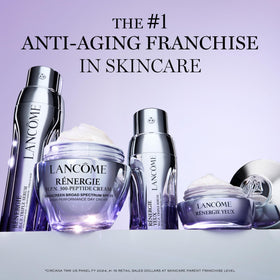 Lancôme ingredient baicalin bottle conveying antioxidant protection benefit