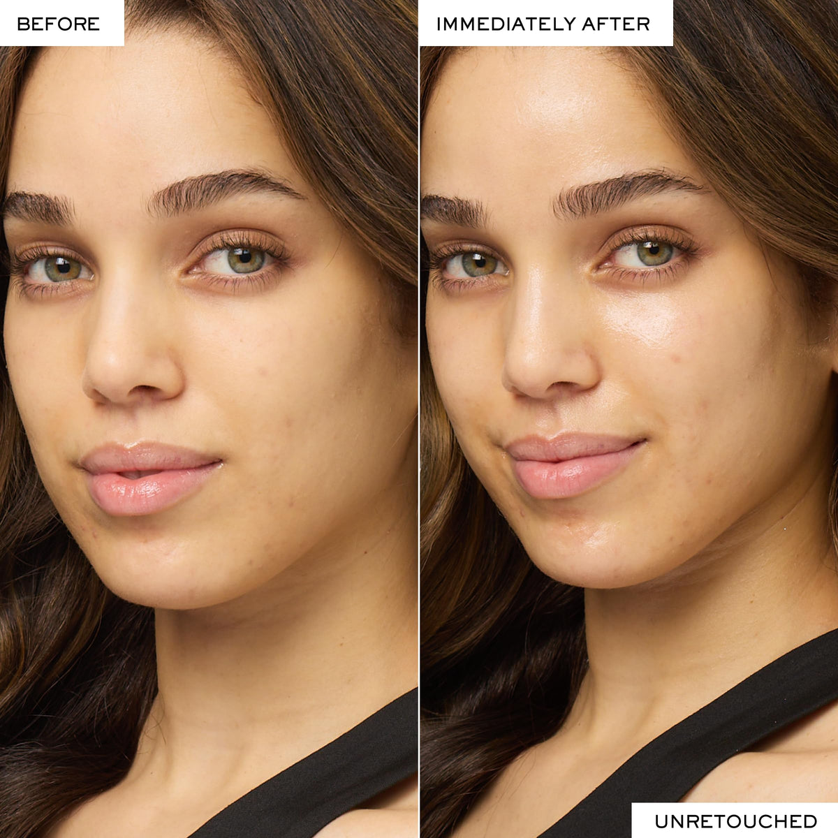 Lancôme linseed extract macro highlighting peptide source for visible firming benefit