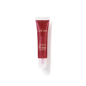 Lancôme Juicy Tubes front tube showing cherry shade and glossy finish benefit