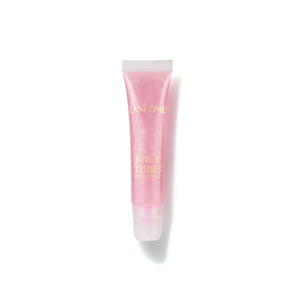 Lancôme Juicy Tubes front packaging showing shade 04 MIRACLE and glossy finish benefit
