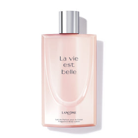 Lancôme bottle front packaging showing elegant label and size benefit