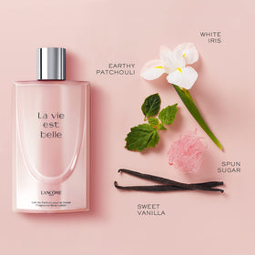 Lancôme lotion texture close-up demonstrating creamy smooth absorption benefit
