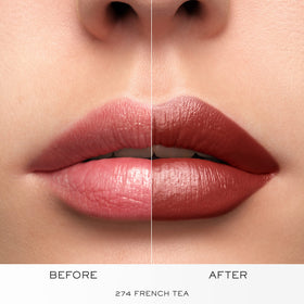 Lancôme lipstick in daytime lifestyle setting showing versatile wearable shade