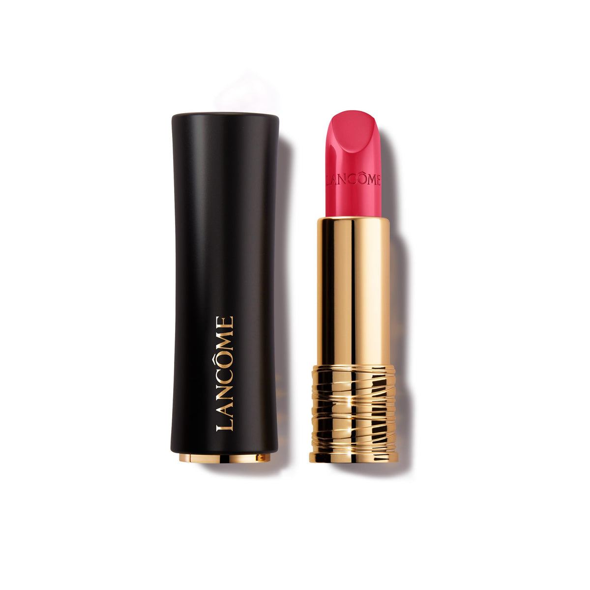Lancôme lipstick front packaging showing luxurious case and shade