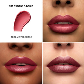 Lancôme open bullet revealing creamy tip texture and precise shaping for smooth application