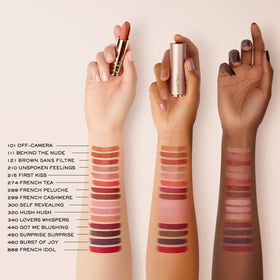 Lancôme open cap and visible label highlighting premium packaging details