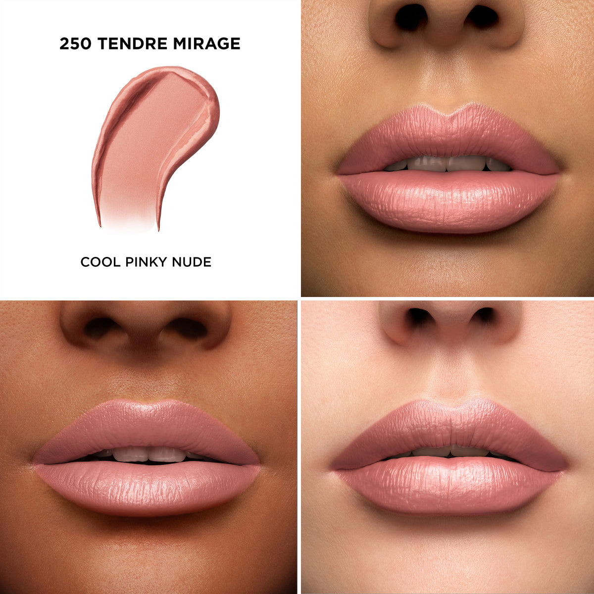 Lancôme open lipstick bullet revealing creamy texture for smooth application