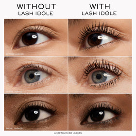 Lancôme Lash Idôle being applied to lashes for instant lift and separation