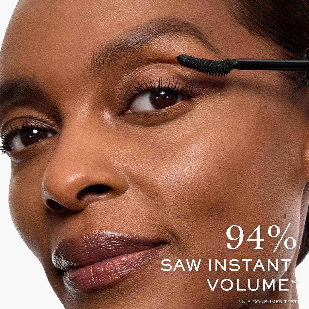 Lancôme Lash Idôle before and after comparison demonstrating length and volume