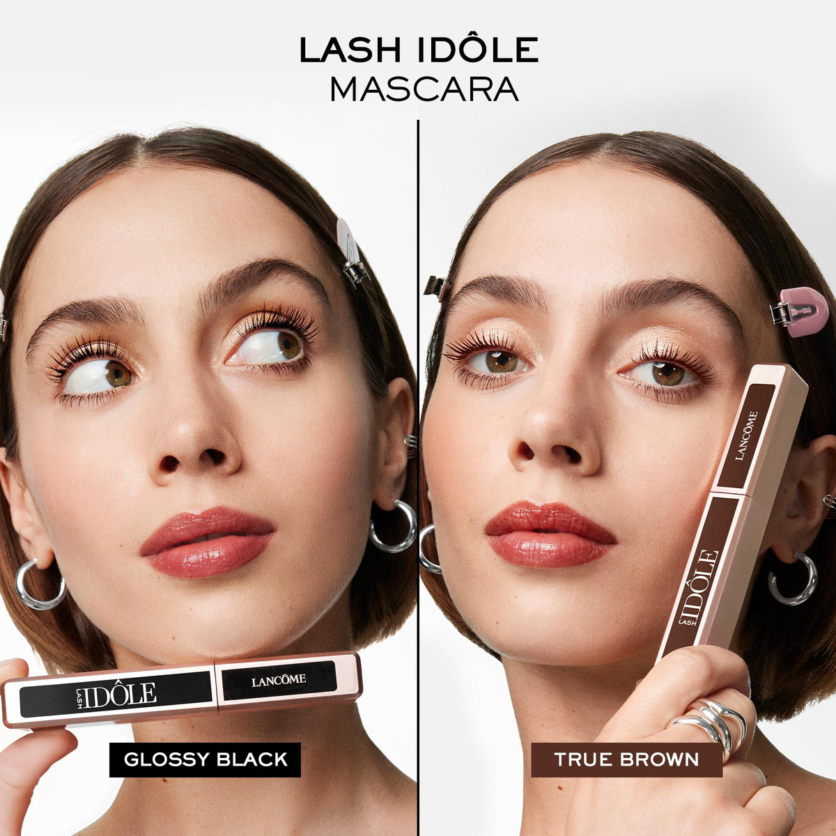 Lancôme Lash Idôle ingredients label highlighting White Tea Extract conditioning benefit