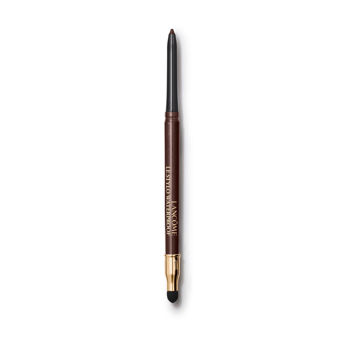 Lancôme front packaging showing pencil and cap, clean product display benefit: clear presentation