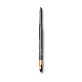 Lancôme pencil front view showing sleek barrel and true-black finish for precise lining