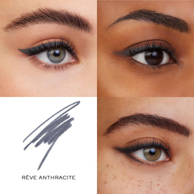 Lancôme smudger detail on pencil, enabling quick blending for smoky or softened lines