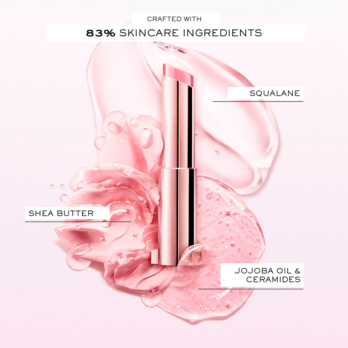 Lancôme arm swatches of Butterglow showing buildable color transitions