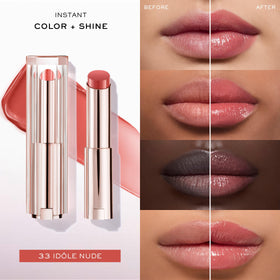 Lancôme Lip Idôle close-up applicator tip highlighting smooth glide benefit