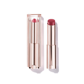 Lancôme front packaging showing balm tube and coral shade benefit moisture