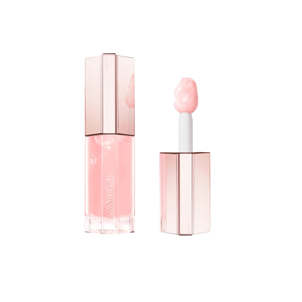 Lancôme front packaging showing glossy oil-in-gloss benefit