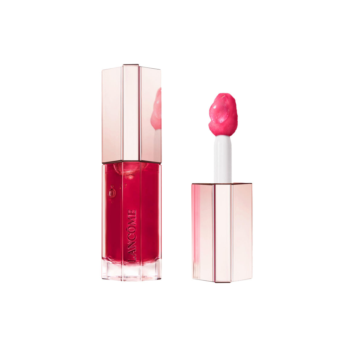 Lancôme Lip Idôle JuicyTreat front packaging showing shade and glossy finish benefit