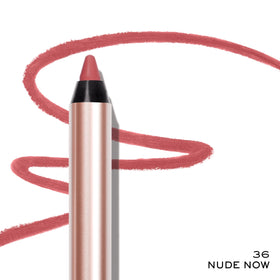 Lancôme lip idôle creamy pencil swatch showing blendable texture and finish