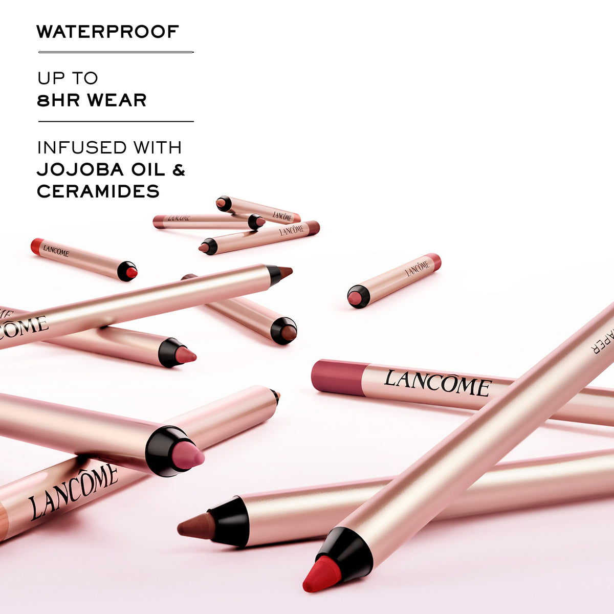 Lancôme Lip Idôle close-up of pencil tip for precise application benefit