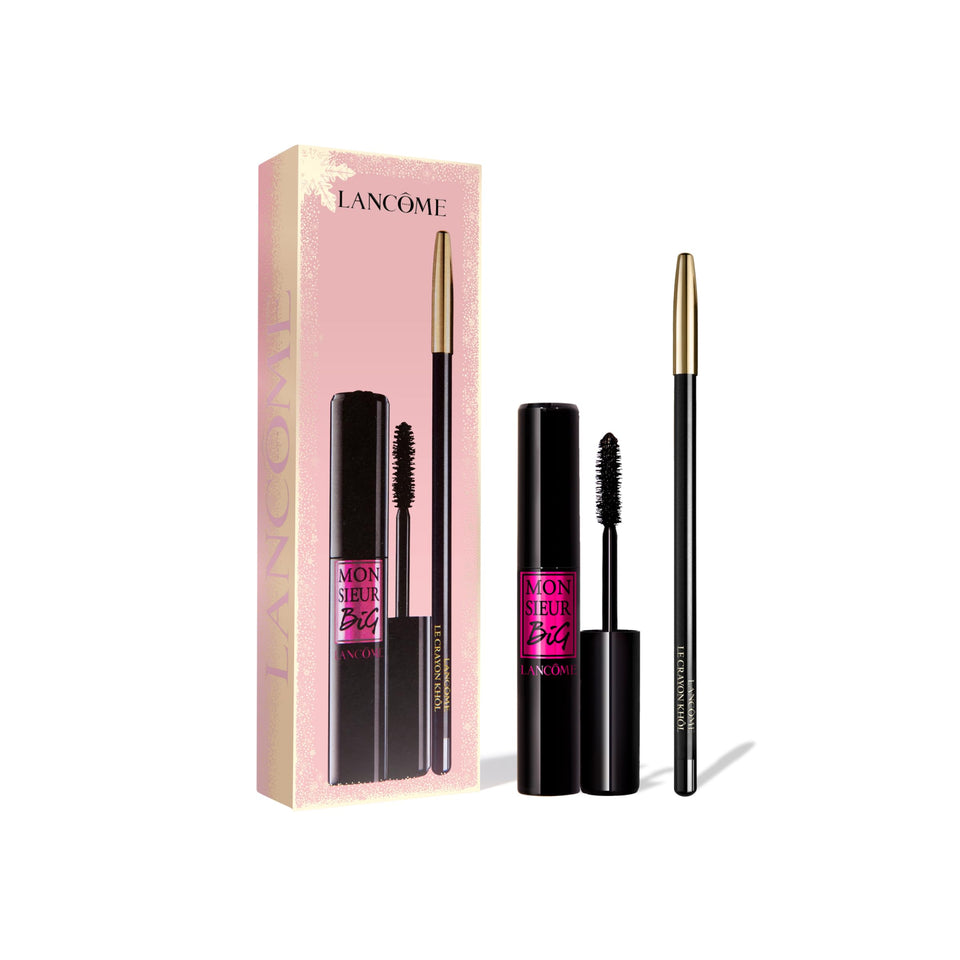 Lancôme gift set front view showing both products and box, perfect present