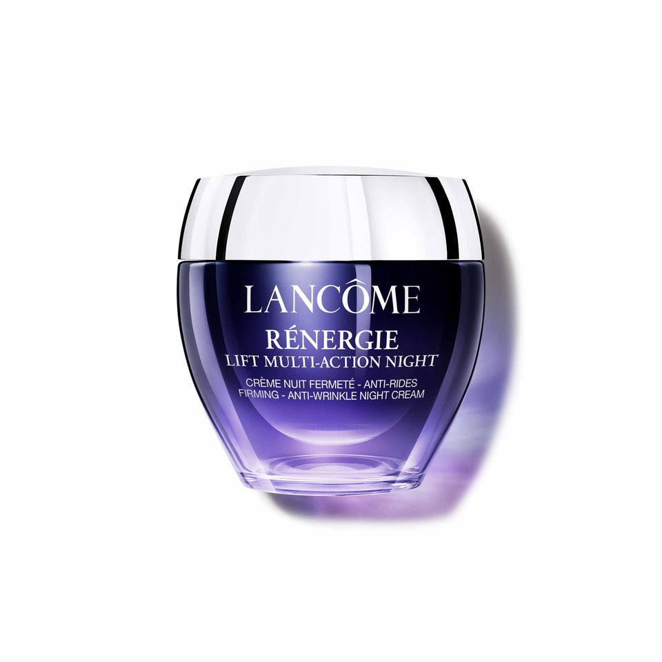 Lancôme Rénergie Lift front jar showing sleek packaging and luxury benefit