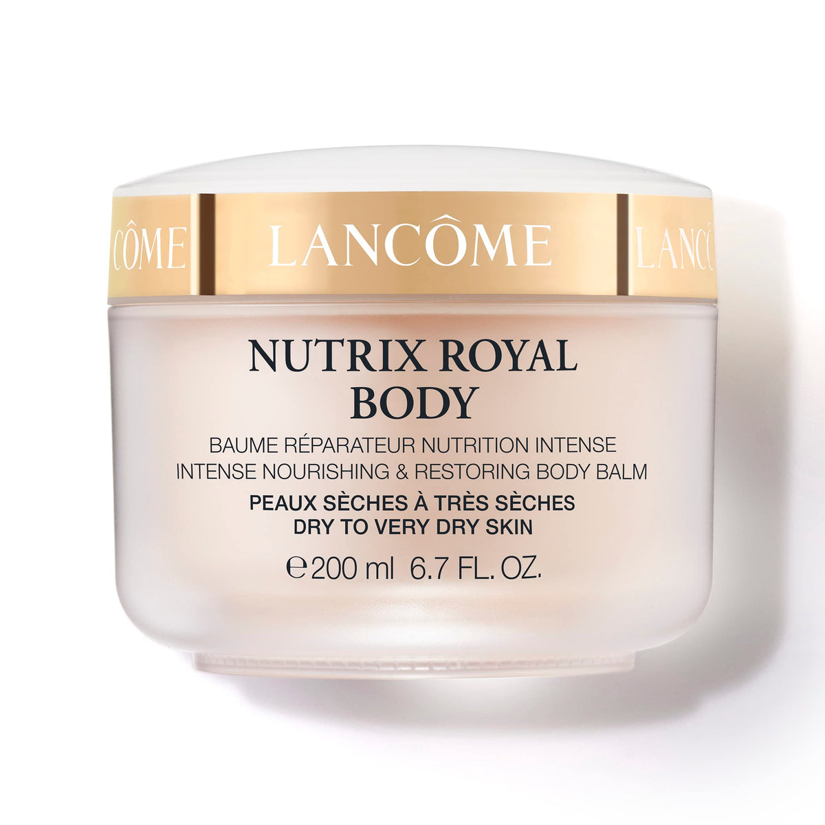 Lancôme Nutrix Royal jar front showing packaging and rich hydration benefit