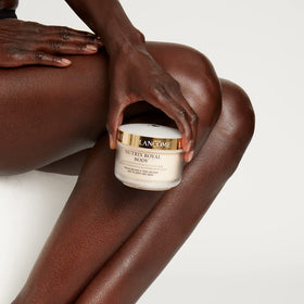 Lancôme Nutrix Royal applied on forearm demonstrating quick absorption benefit