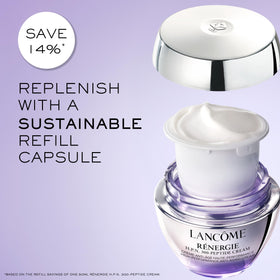 Lancôme before and after example illustrating improved skin texture
