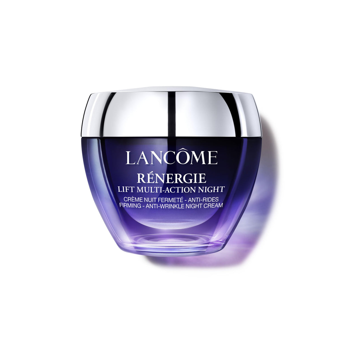 Lancôme jar front showing label and elegant packaging, conveys premium skincare benefit