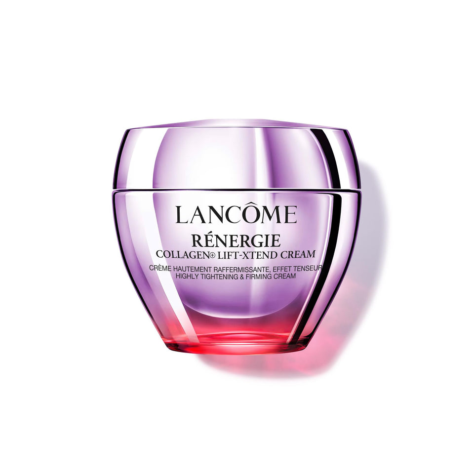 Lancôme product front packaging showing cream jar and elegant branding for instant recognition
