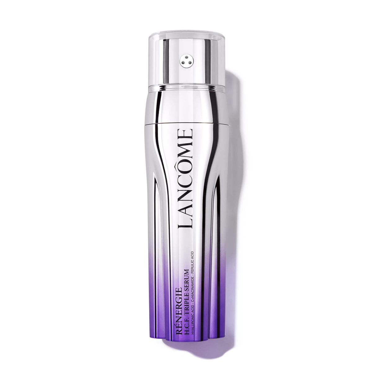 Lancôme front packaging showing product and brand, highlights premium design and protection
