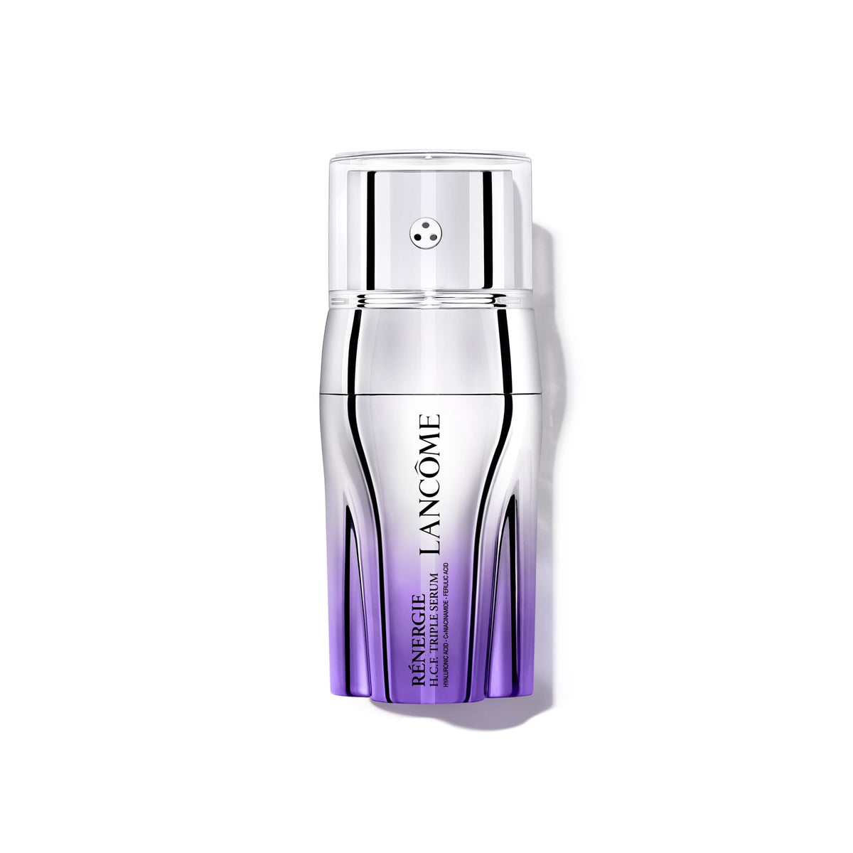 Lancôme front packaging showing bottle and box, conveys premium care