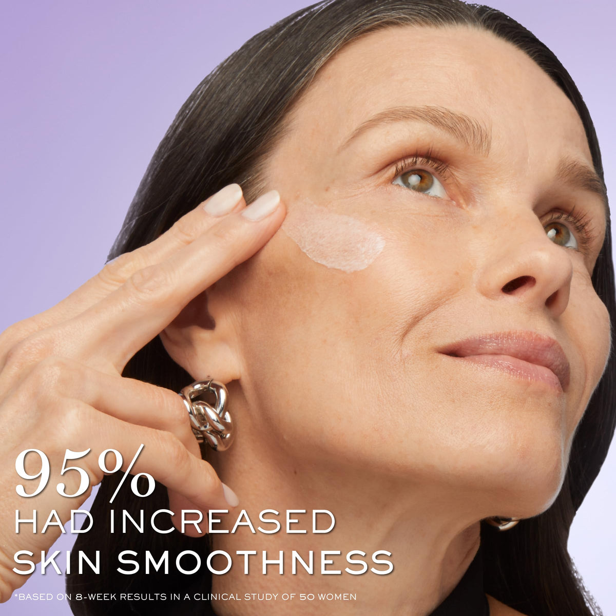 Lancôme on-hand application demonstrating even spread and quick skin absorption benefit