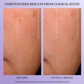 Lancôme serum texture swipe showing lightweight feel and rapid absorption benefit