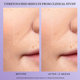 Lancôme serum texture drops on skin, shows hydrating lightweight feel