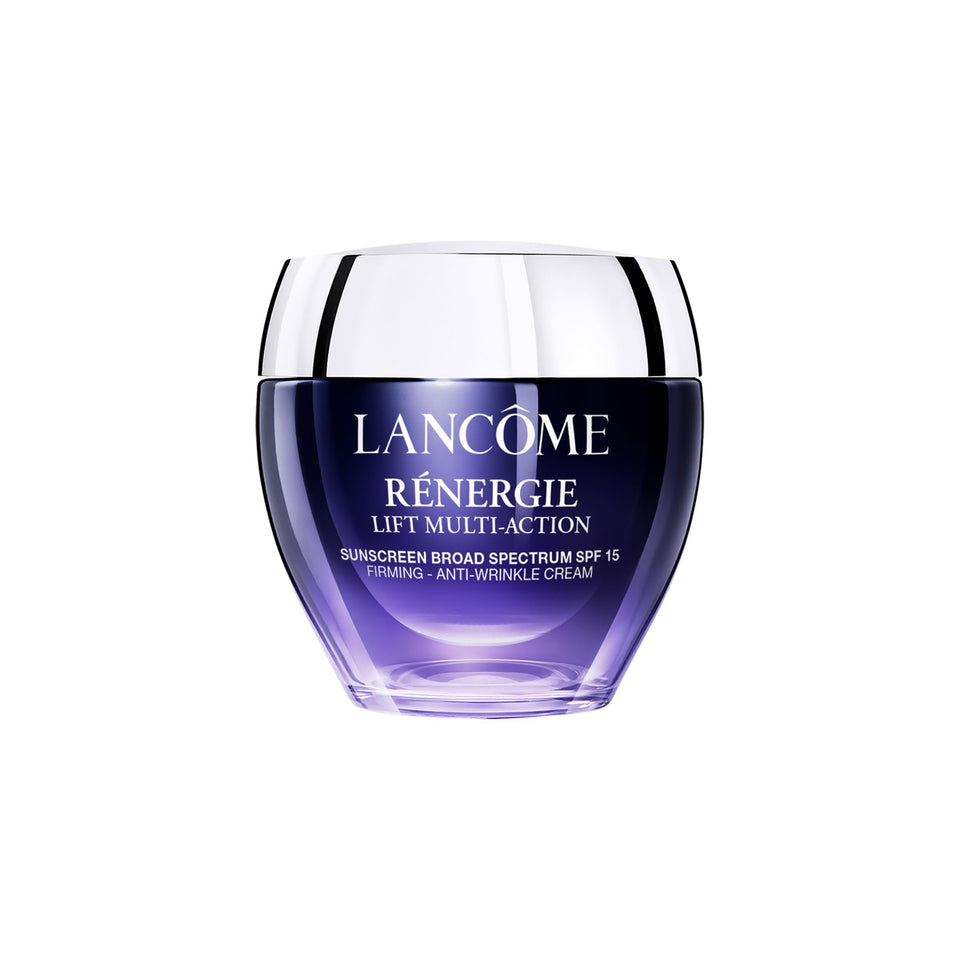 Lancôme front packaging showing jar and brand, conveys premium protection