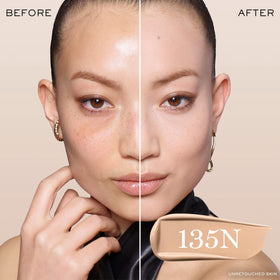 Lancôme close-up of foundation texture showing smooth blendability benefit