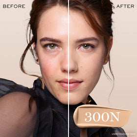 Lancôme close-up of foundation texture highlighting smooth blendable formula