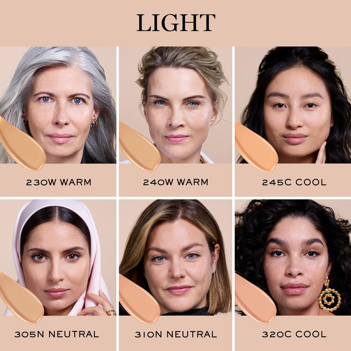 Lancôme applying foundation with brush demonstrating smooth blendability
