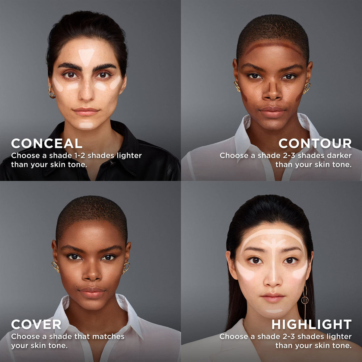 Lancôme Teint Idole applied with brush showing even coverage benefit
