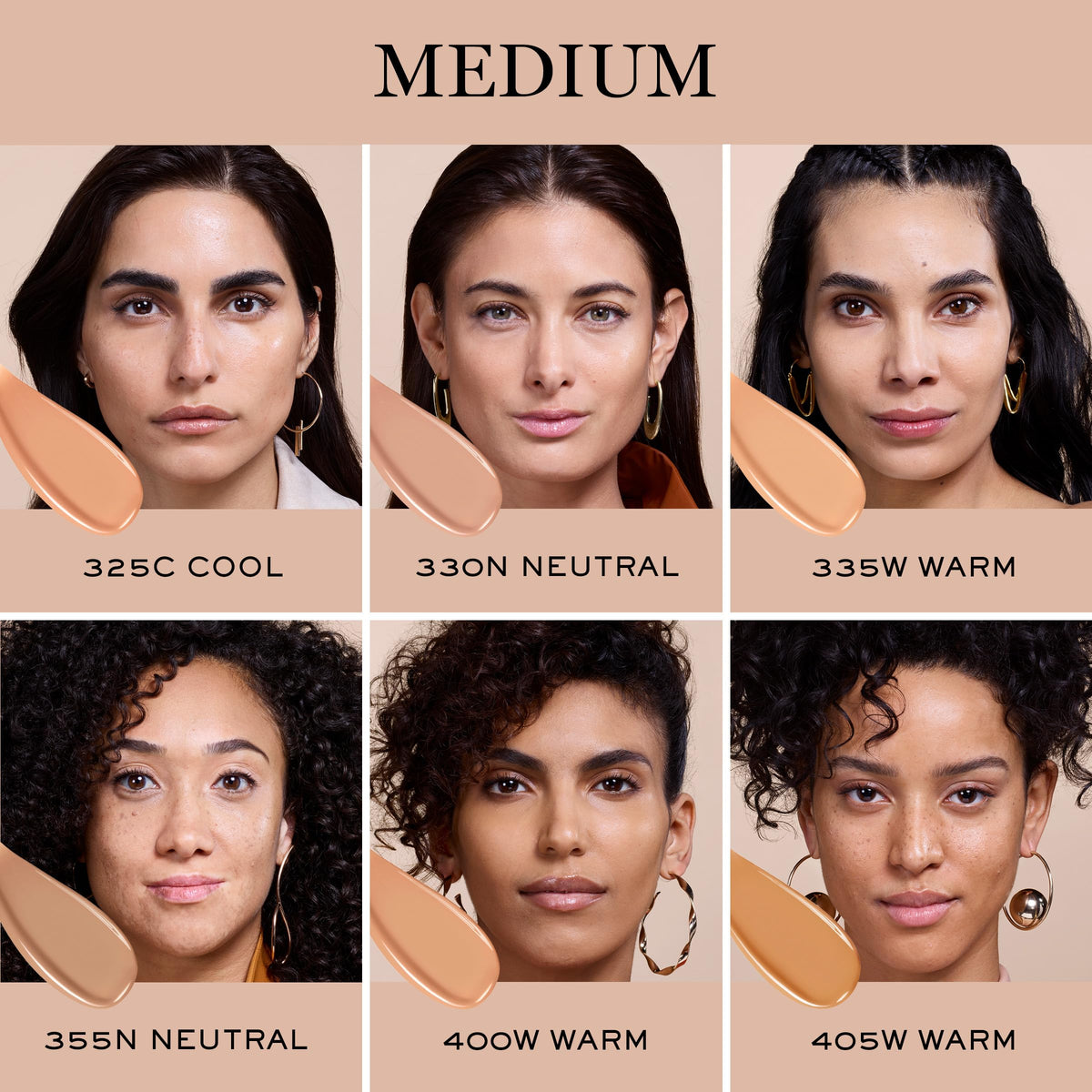 Lancôme application with sponge showing blendable, buildable finish