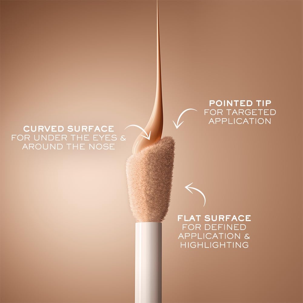Lancôme concealer in hand to show true size and portable convenience