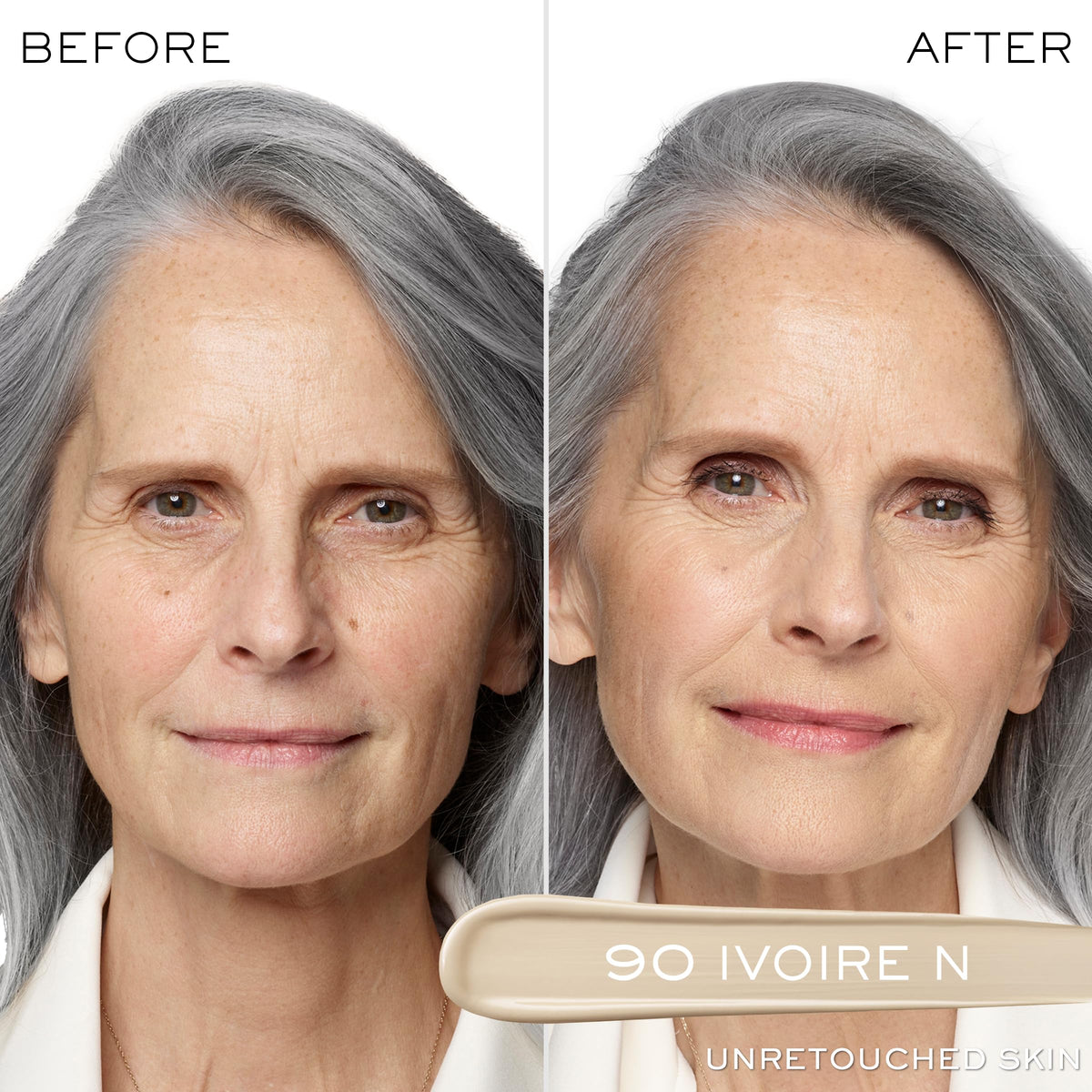 Lancôme precision wand applicator close-up delivering controlled product placement