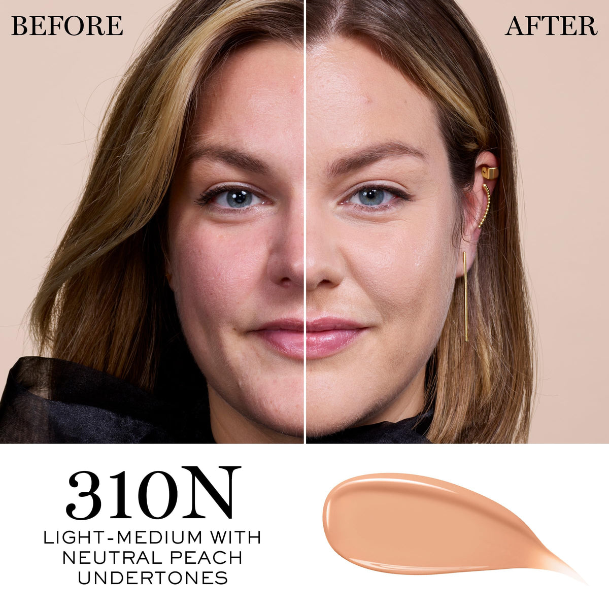 Lancôme pump and cap detail highlighting easy dispensing and hygiene