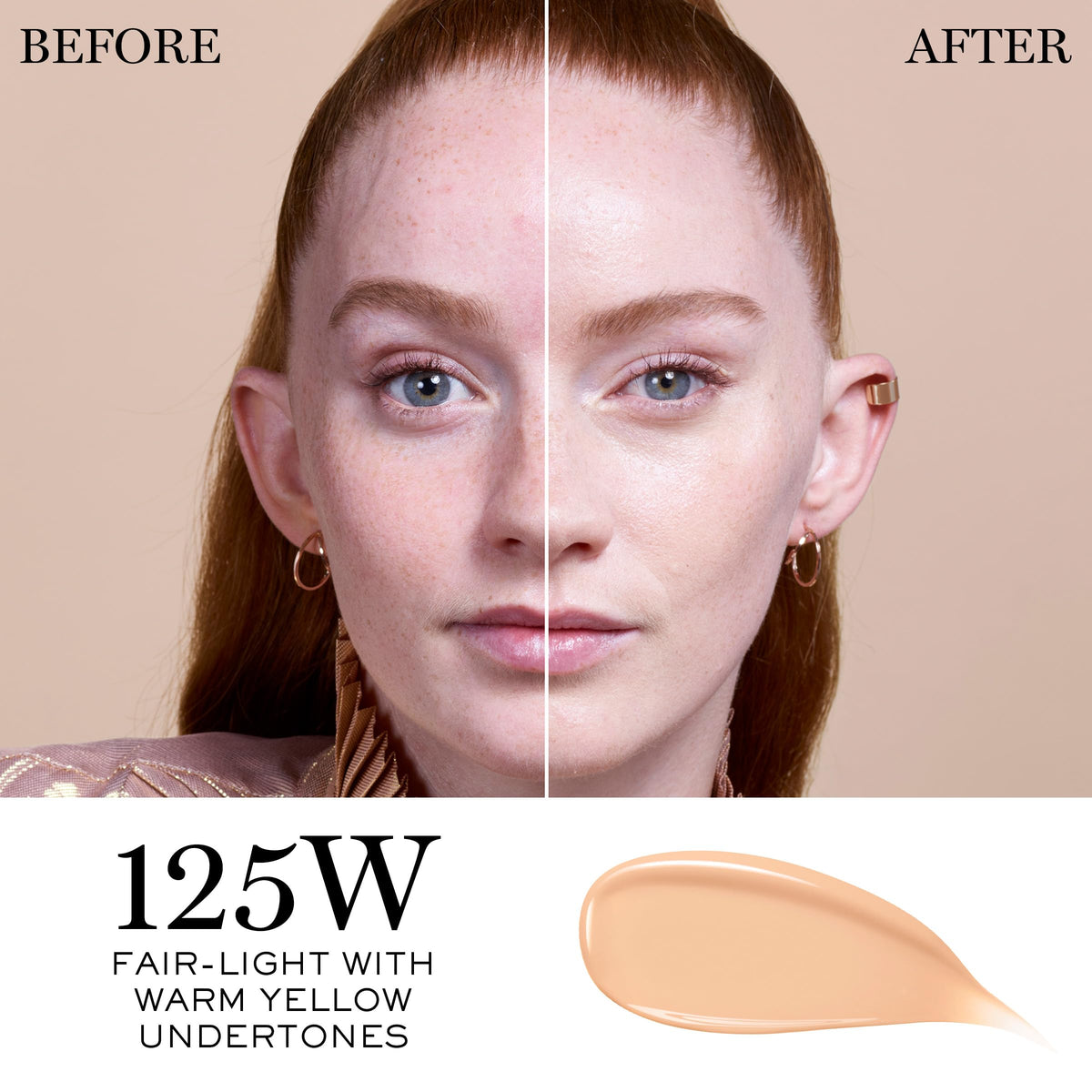 Lancôme pump dispensing foundation showing controlled product release benefit