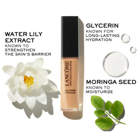 Lancôme concealer held in hand to show actual product size