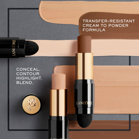 Lancôme cream texture close-up showing smooth blendability and natural finish