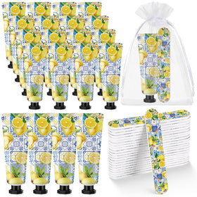 Landhoow front packaging showing Capri Lemon sets and elegant presentation benefit gift-ready